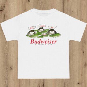 1995 Budweiser Frogs King Of Beers Vintage Logo Shirt 73